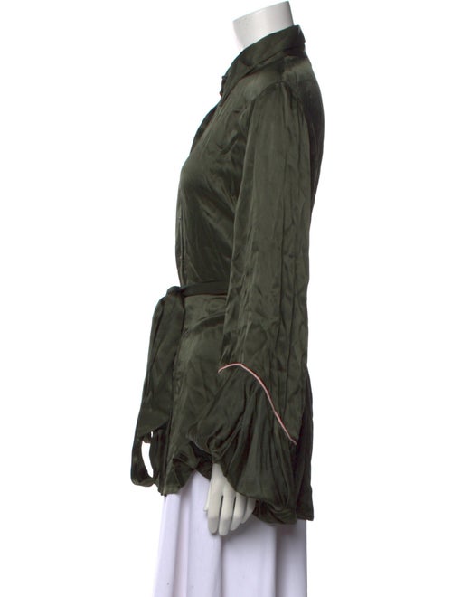 Baruni Long Sleeve Button-Up Top