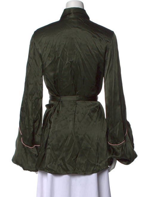 Baruni Long Sleeve Button-Up Top