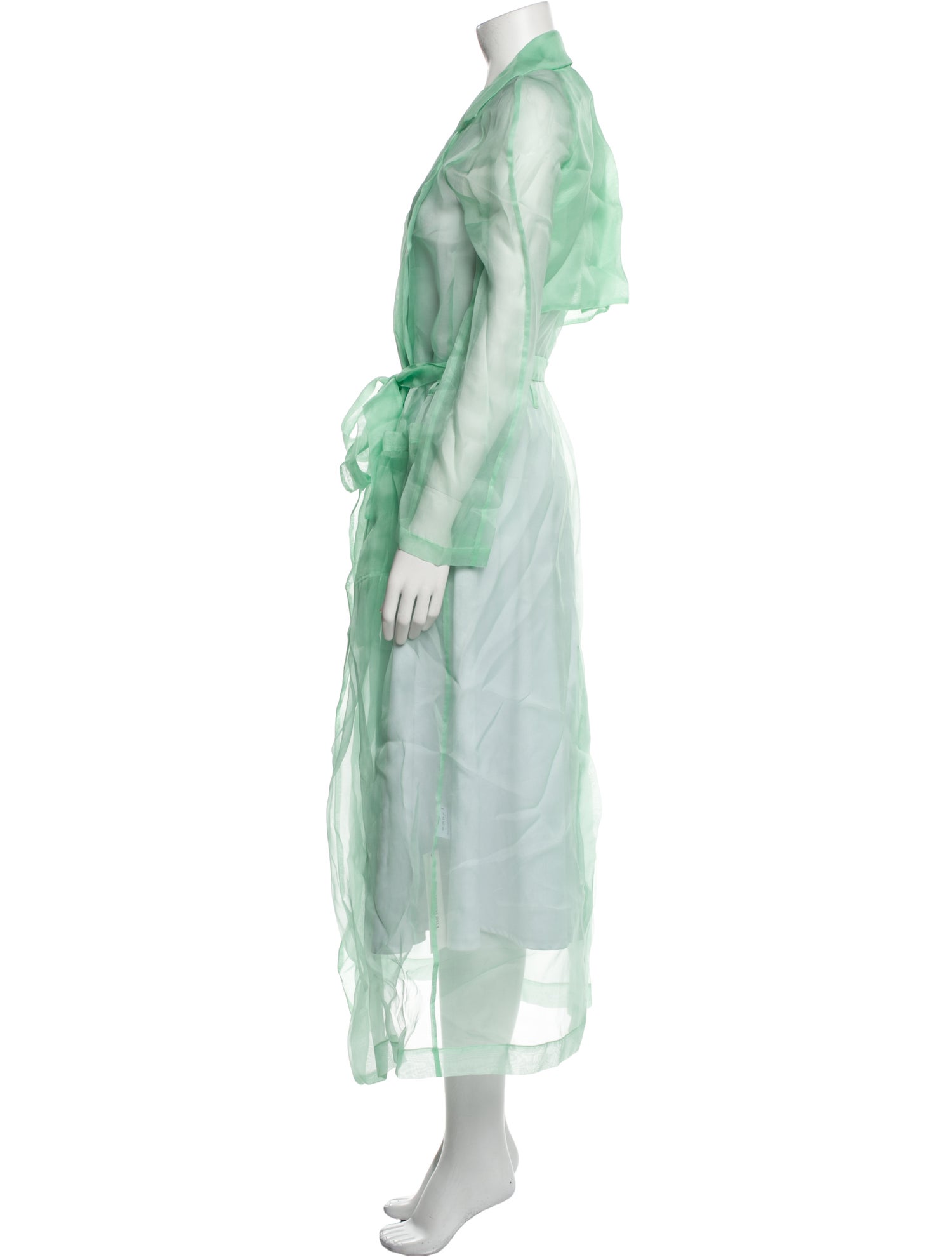 Bardo Collective Silk Trench Coat