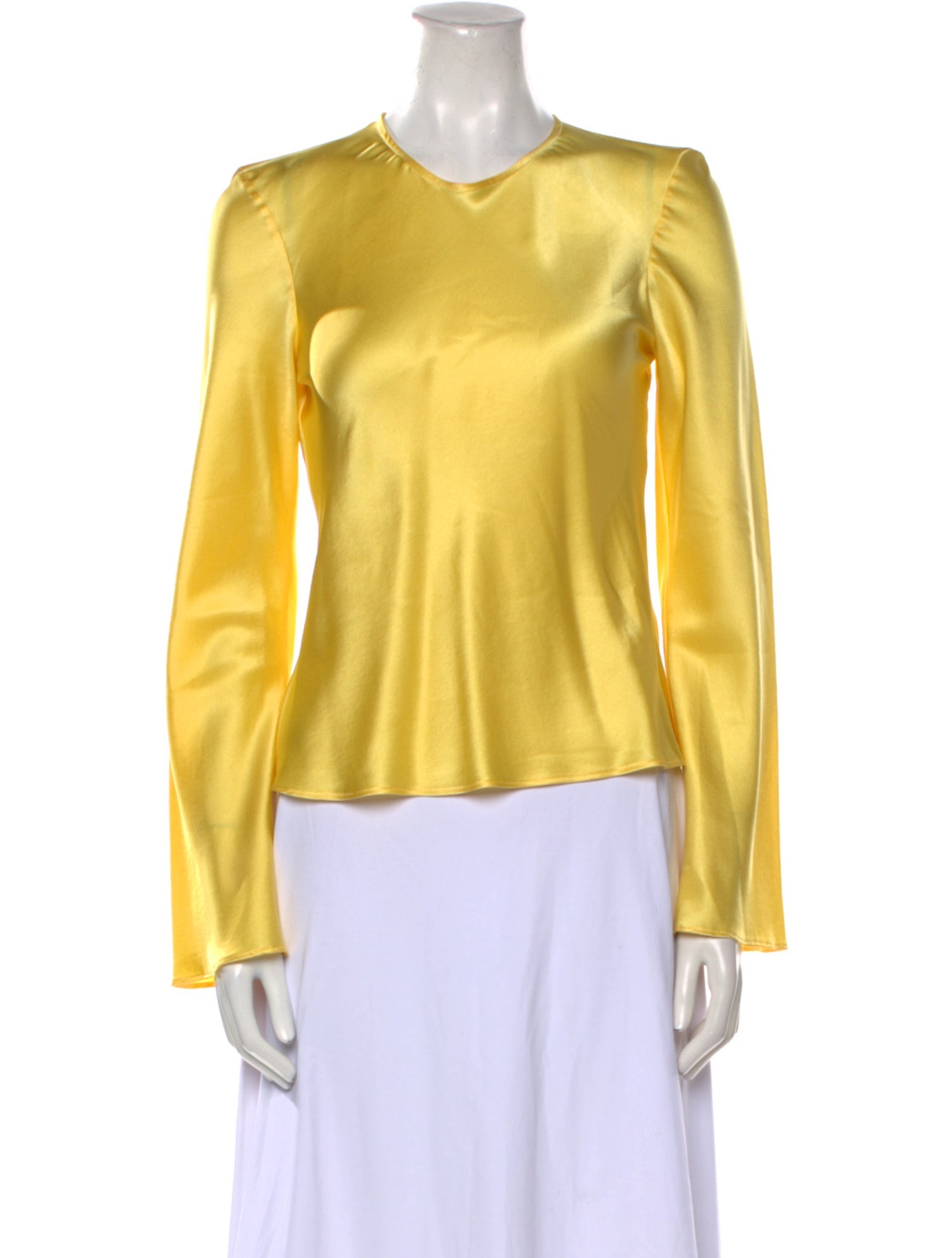 Bardo Collective Silk Crew Neck Blouse