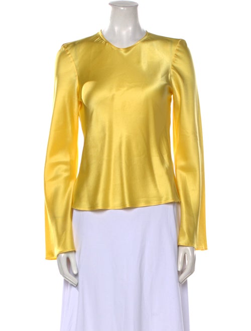 Bardo Collective Silk Crew Neck Blouse