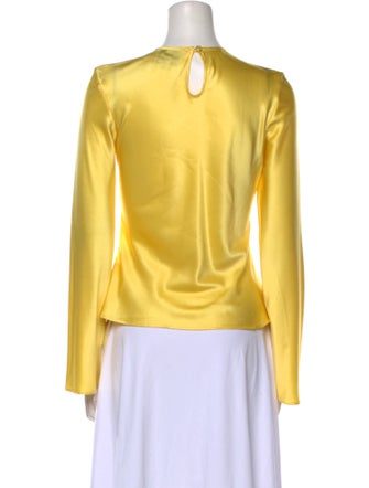 Bardo Collective Silk Crew Neck Blouse