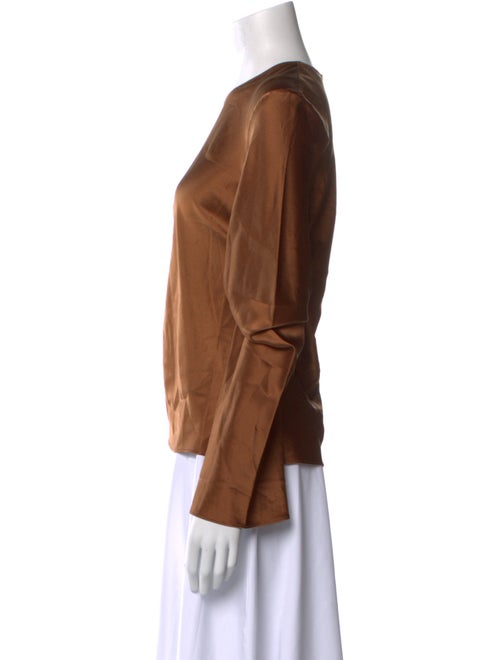 Bardo Collective Silk Crew Neck Blouse