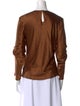 Bardo Collective Silk Crew Neck Blouse
