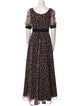 Basix Black Label Animal Print Long Dress