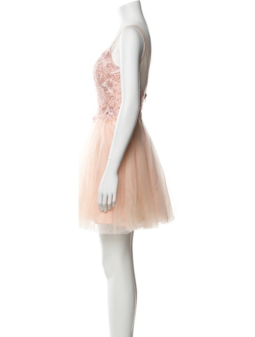 Basix Black Label Scoop Neck Mini Dress