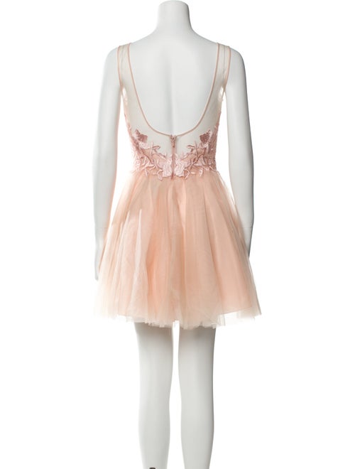 Basix Black Label Scoop Neck Mini Dress