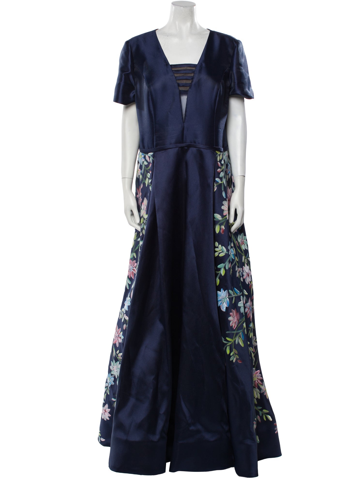 Basix Black Label Floral Print Long Dress