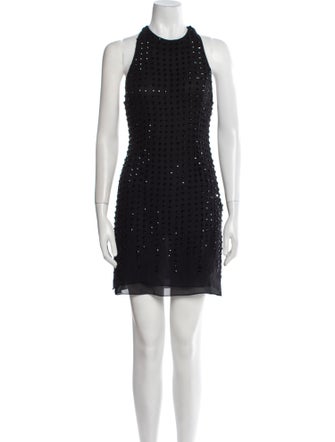 Basix Black Label Silk Mini Dress