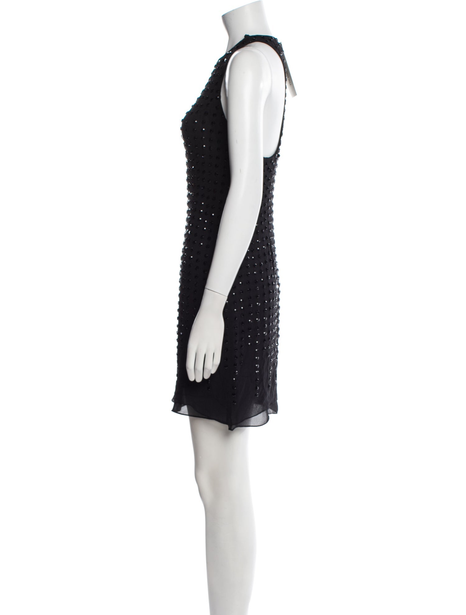 Basix Black Label Silk Mini Dress