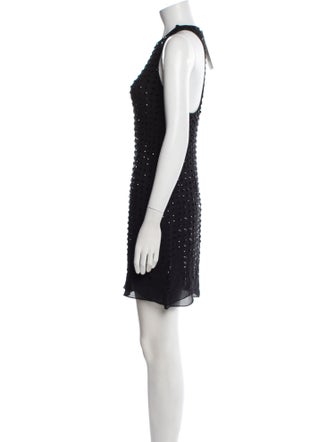 Basix Black Label Silk Mini Dress