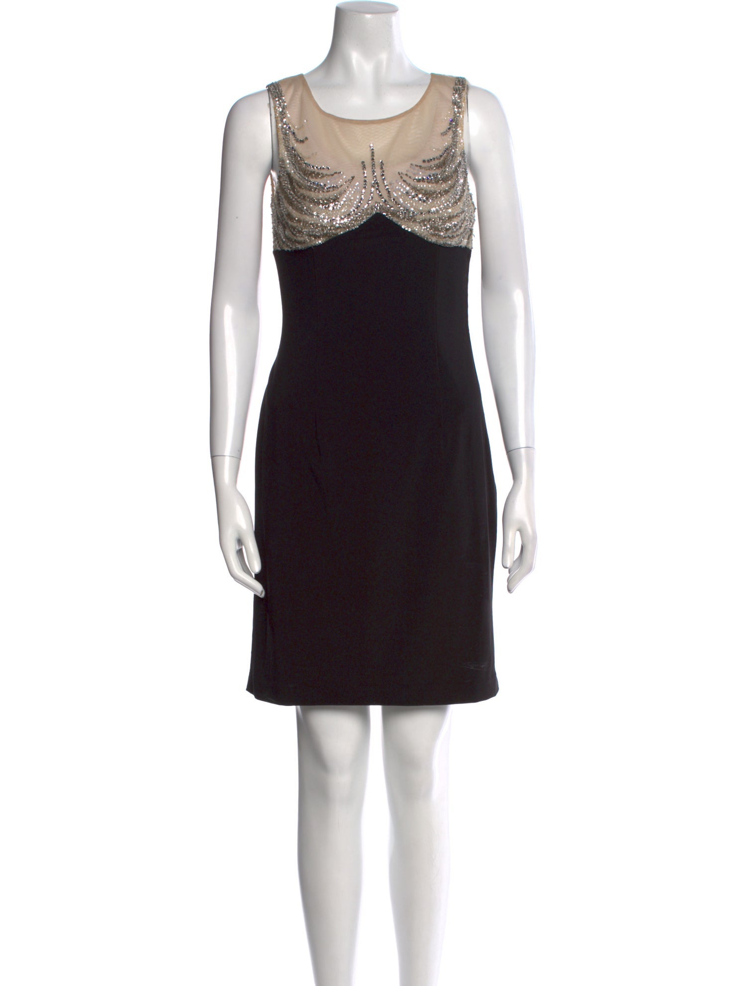 Basix Black Label Scoop Neck Mini Dress