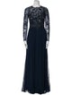 Basix Black Label Silk Long Dress