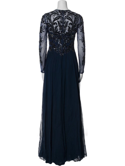 Basix Black Label Silk Long Dress