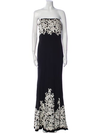 Basix Black Label Floral Print Long Dress