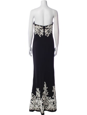 Basix Black Label Floral Print Long Dress