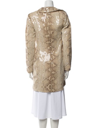 Basix Black Label Animal Print Faux Fur Coat