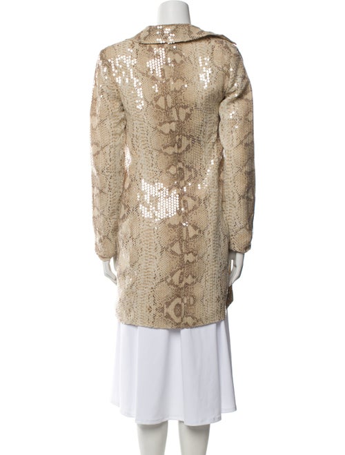 Basix Black Label Animal Print Faux Fur Coat