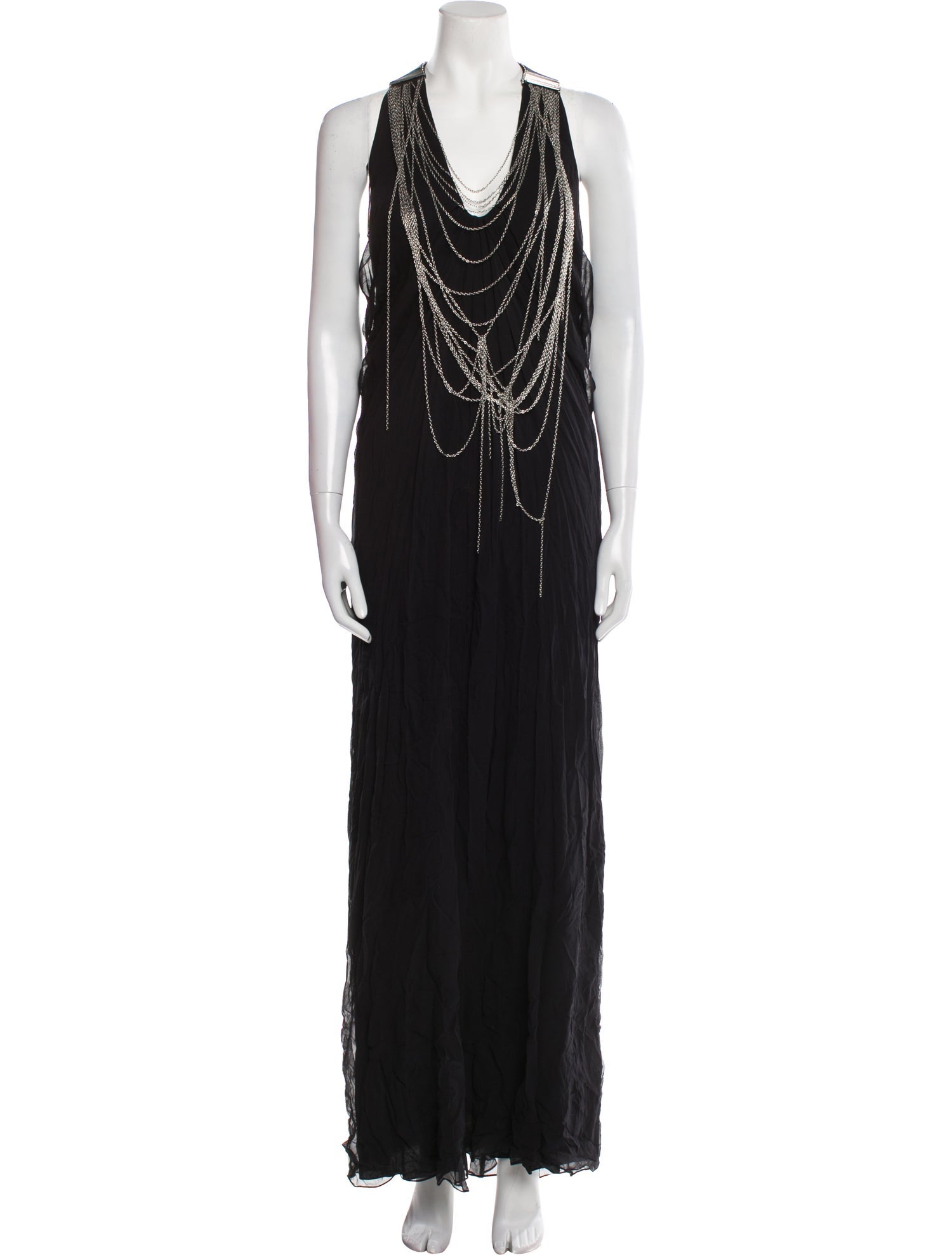 Basix Black Label Silk Long Dress