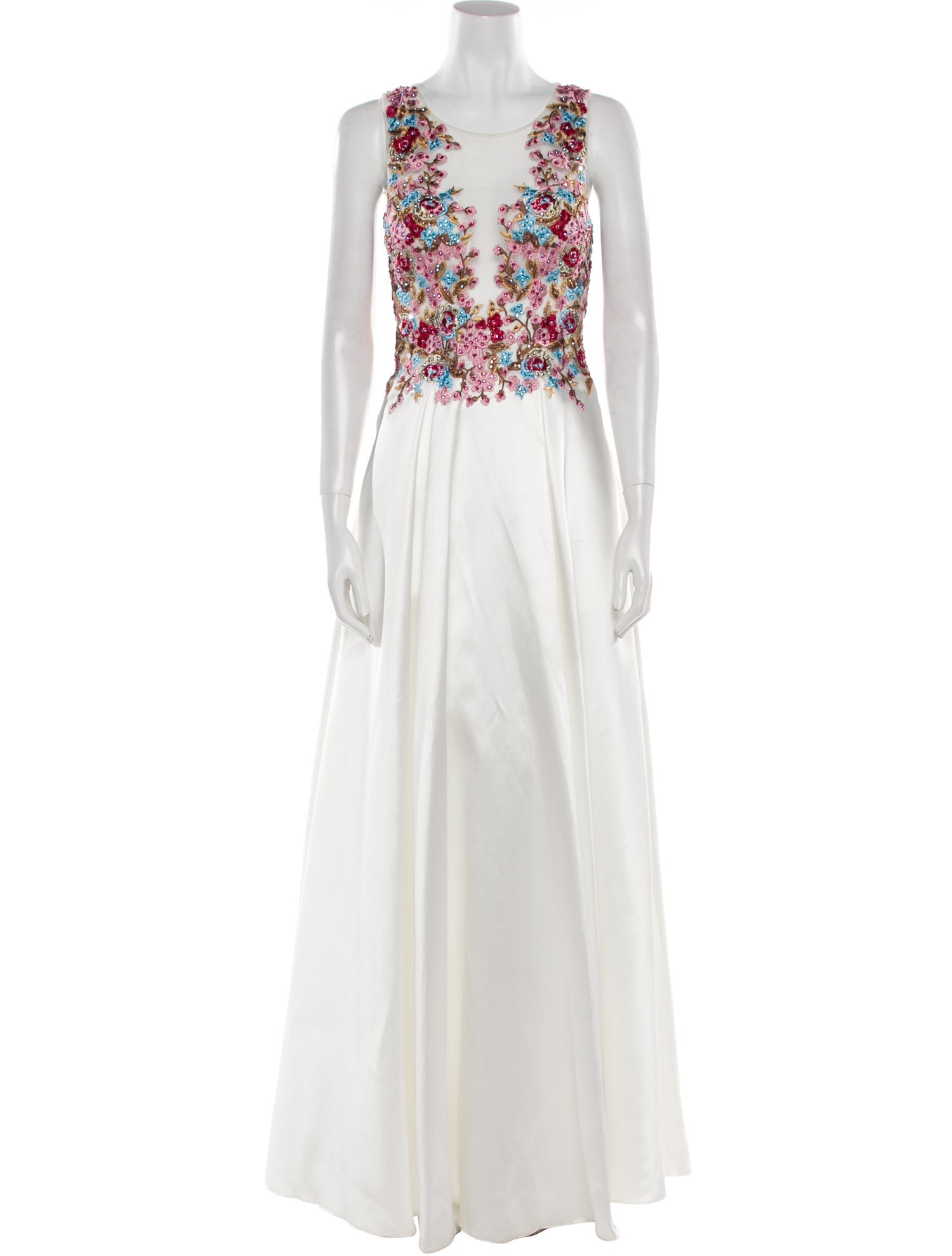 Basix Black Label Patterned Long Dress