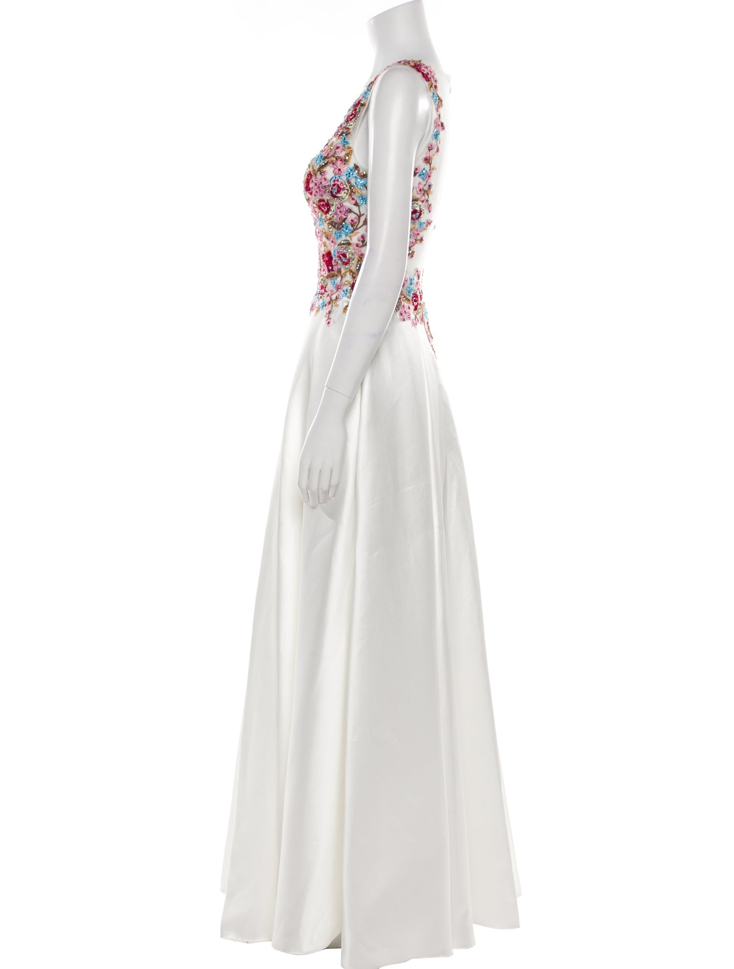 Basix Black Label Patterned Long Dress