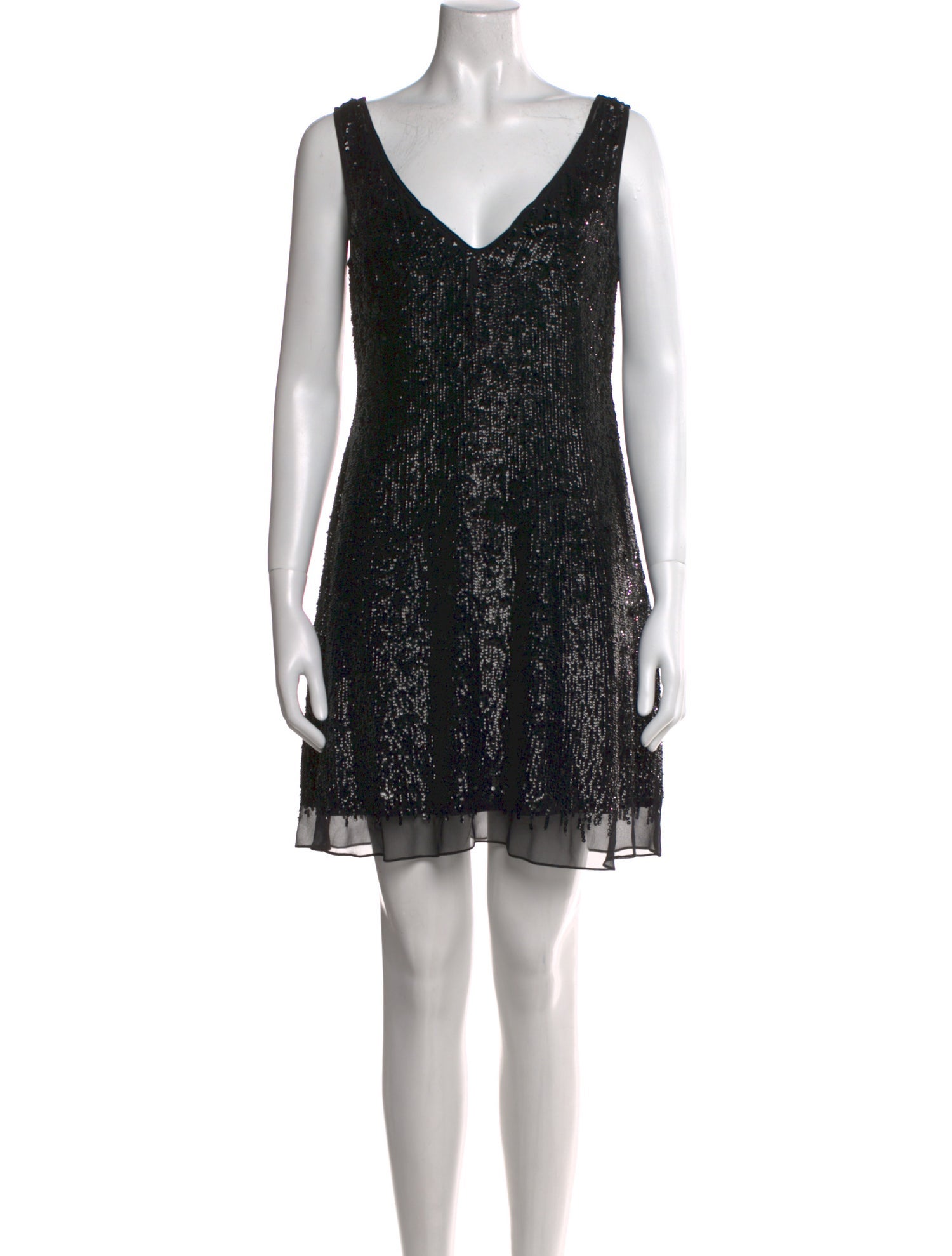 Basix Black Label Silk Mini Dress