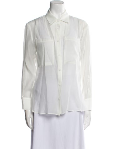 Bar Tops Long Sleeve Button-Up Top XL