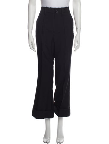 Base Mark Pants Wool Wide Leg One Size