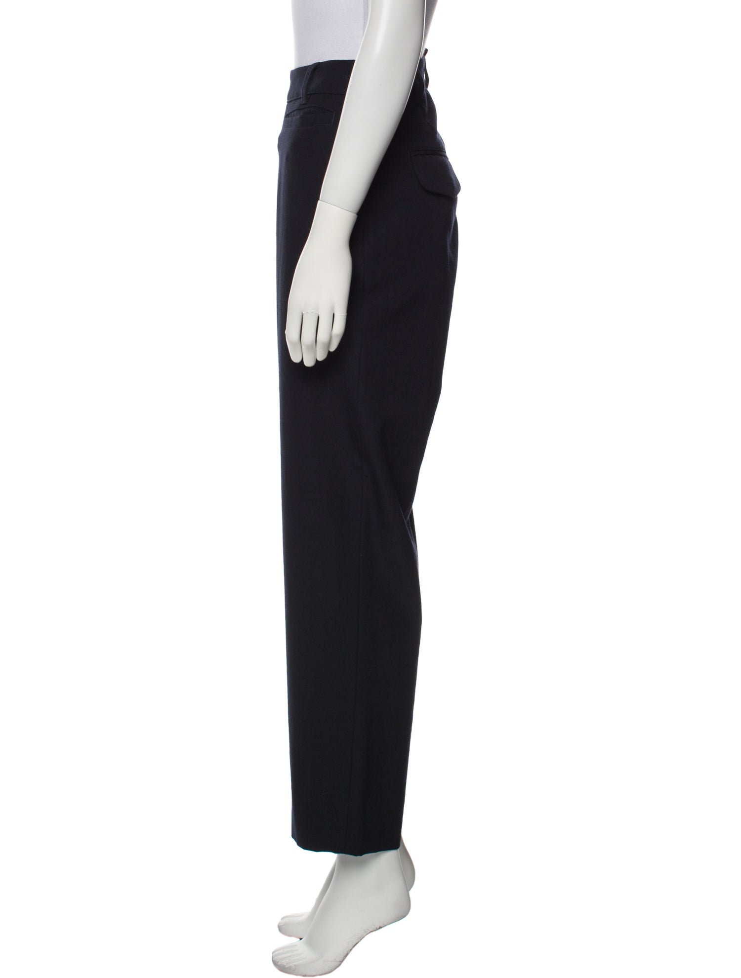 Base Mark Wool Straight Leg Pants
