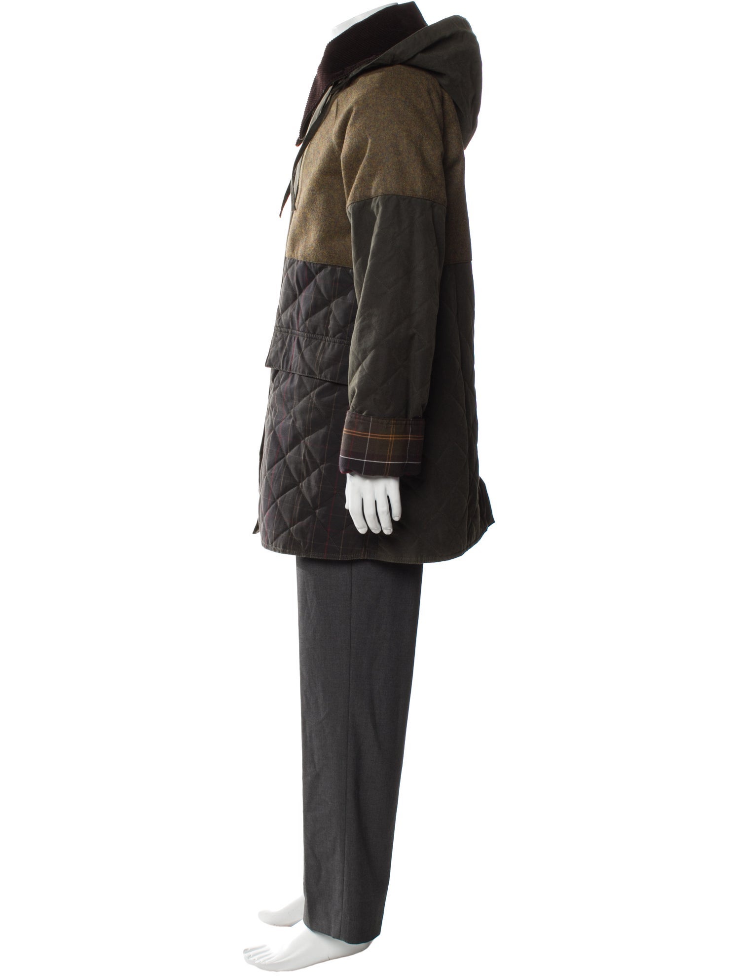 Barbour x GANNI Colorblock Pattern Parka