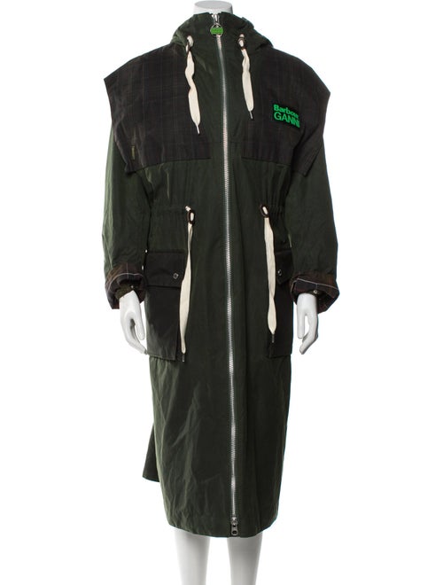 Barbour x GANNI Faux Fur Coat