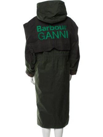 Barbour x GANNI Faux Fur Coat