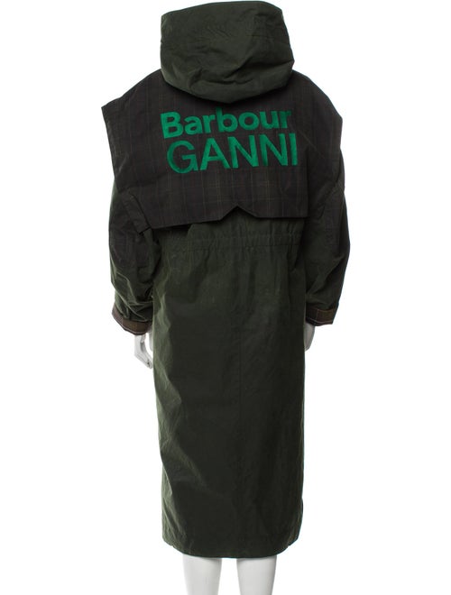 Barbour x GANNI Faux Fur Coat