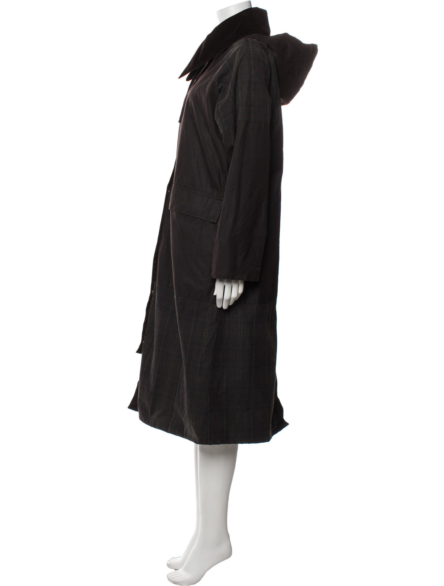 Barbour x GANNI Faux Fur Coat