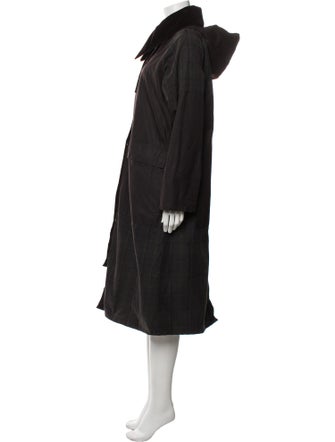 Barbour x GANNI Faux Fur Coat