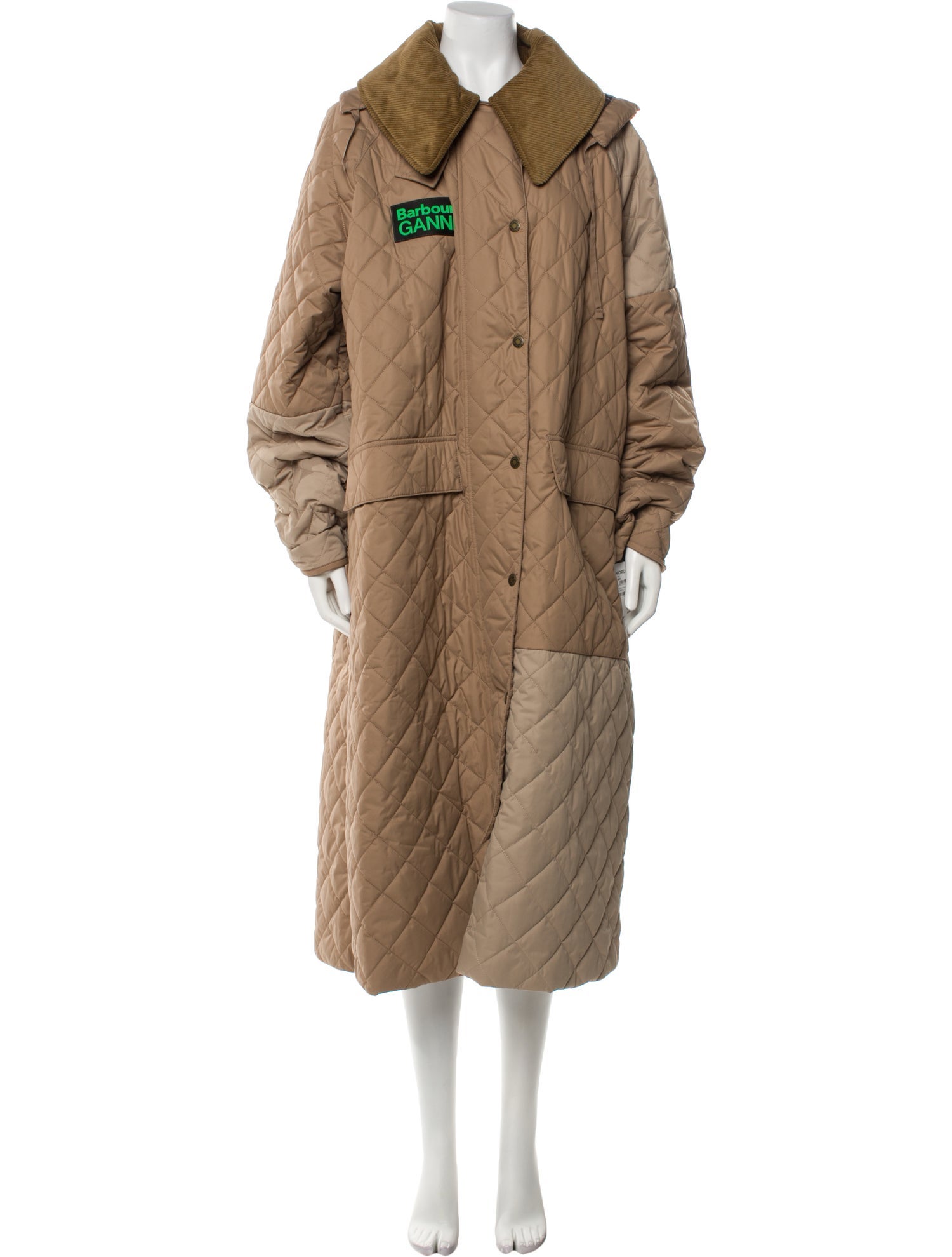 Barbour x GANNI Faux Fur Coat w/ Tags