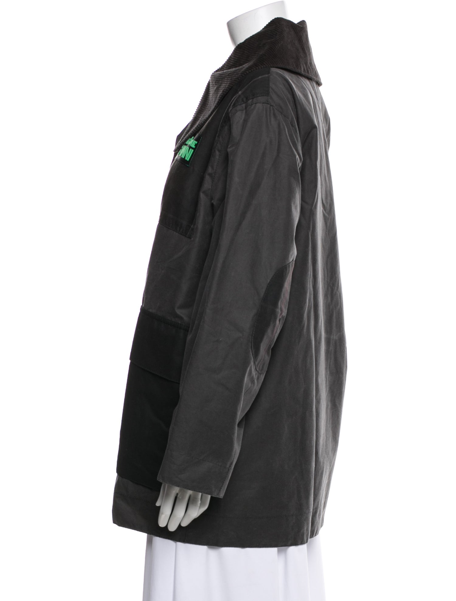 Barbour x GANNI Colorblock Pattern Utility Jacket