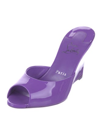 Barbie x Christian Louboutin Patent Leather Slides