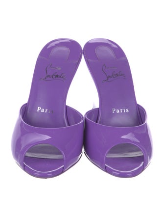 Barbie x Christian Louboutin Patent Leather Slides