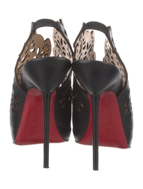 Christian Louboutin Leather Slingback Pumps