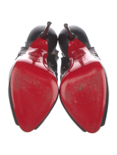 Christian Louboutin Leather Slingback Pumps