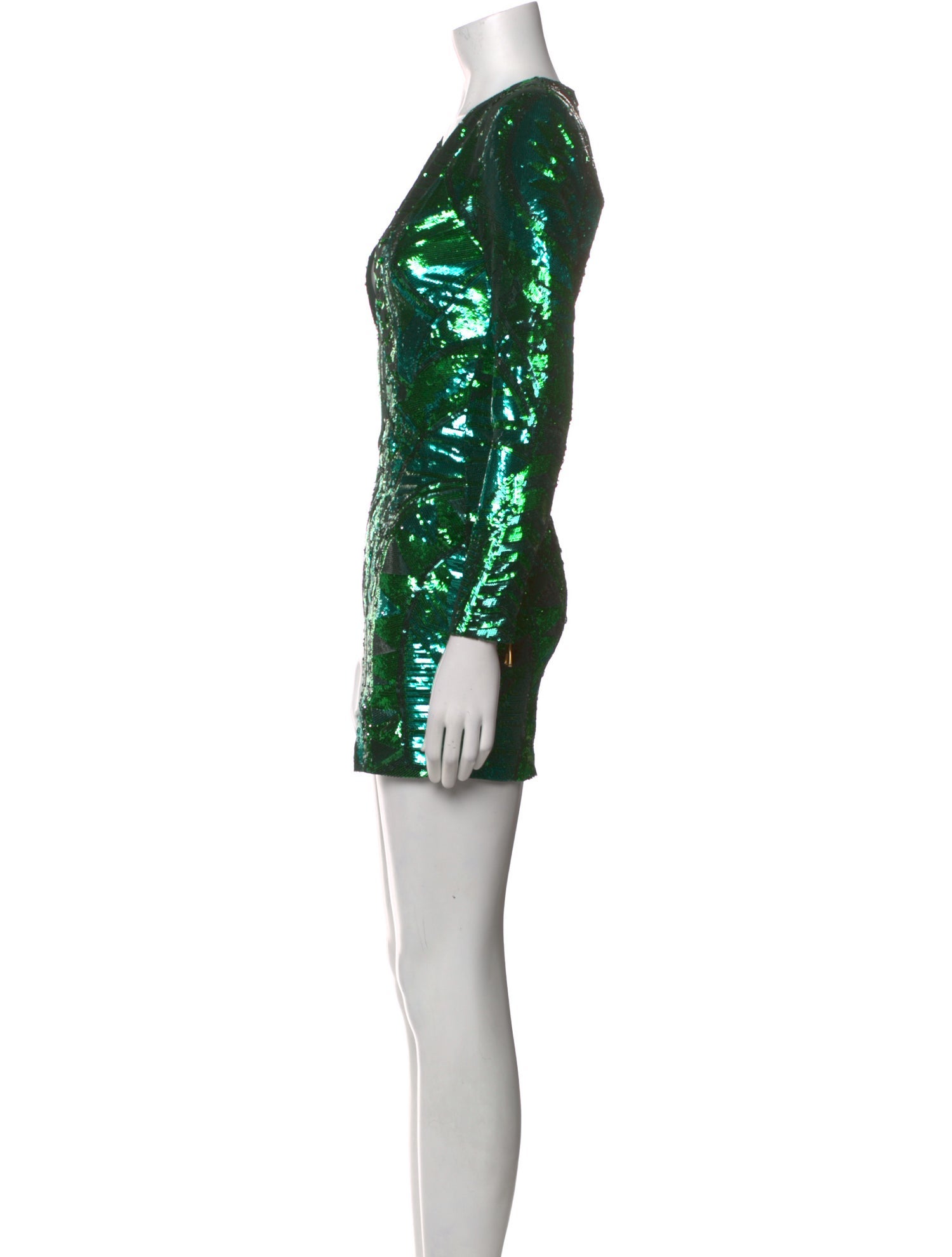 balmain sequin dress h&m Balmain x H&M Sequin-embroidery Dress Size 10 NWT