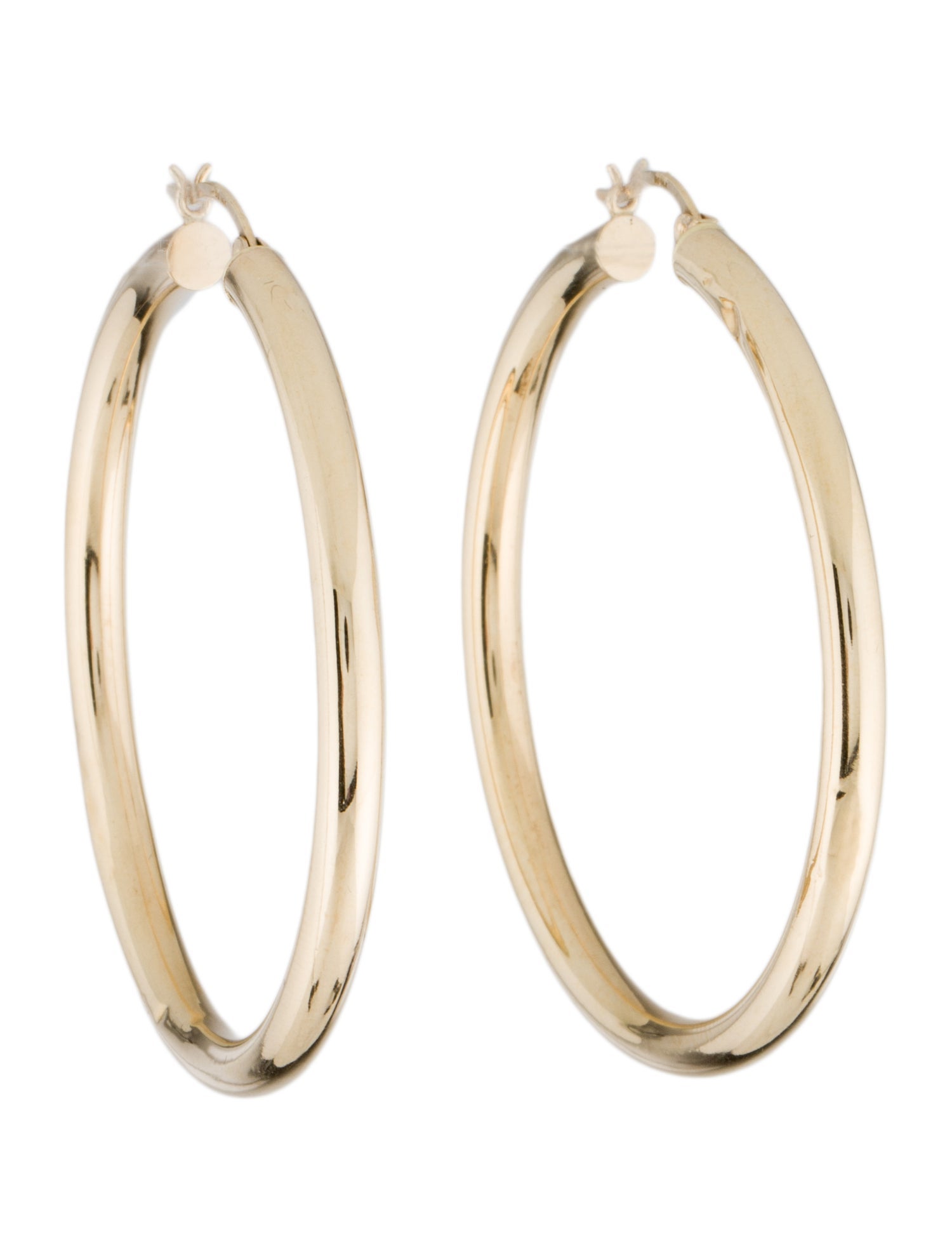 Baby Gold 14K Tube Hoop Earrings