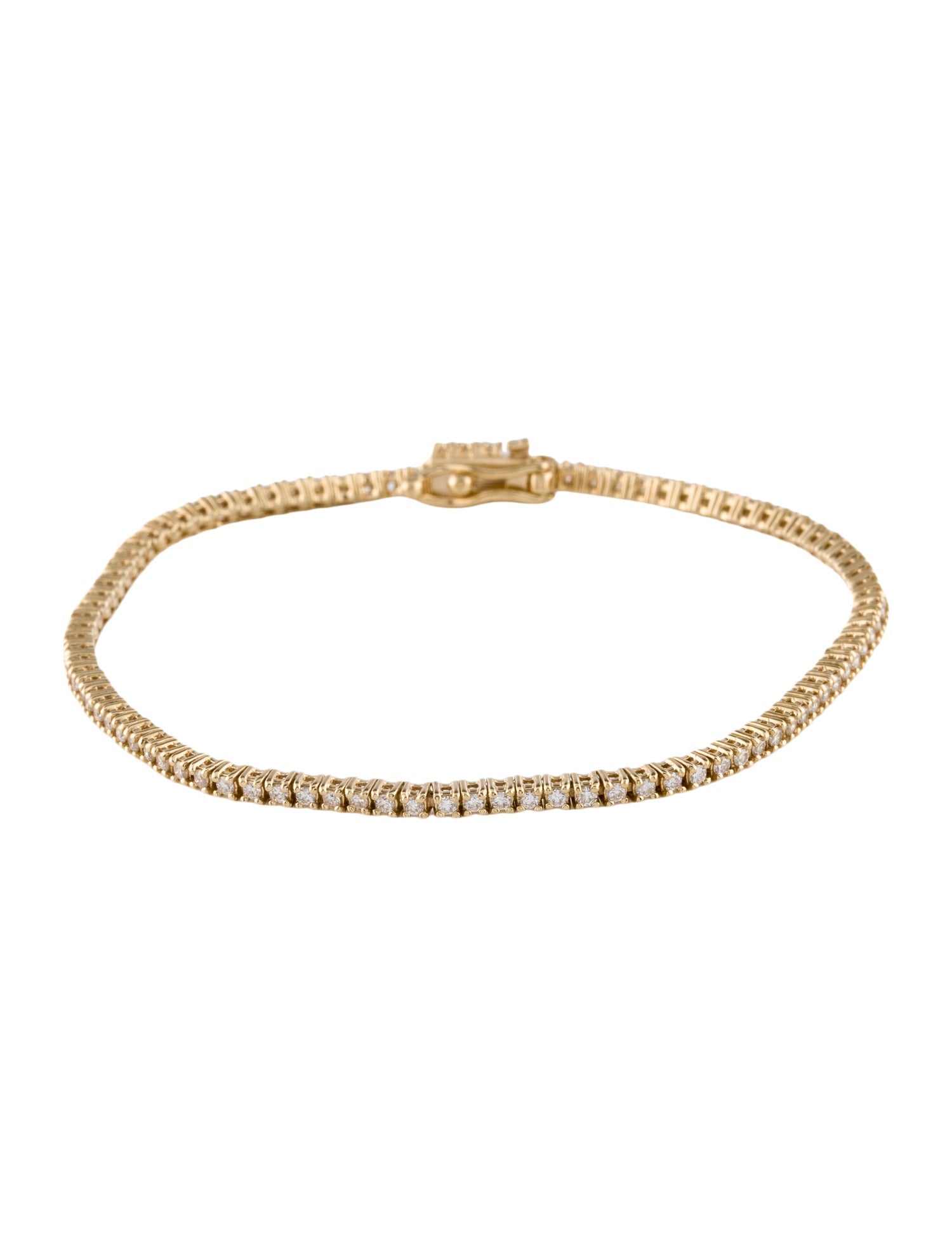 Baby Gold 14K 1.00ctw Diamond Dainty Tennis Bracelet