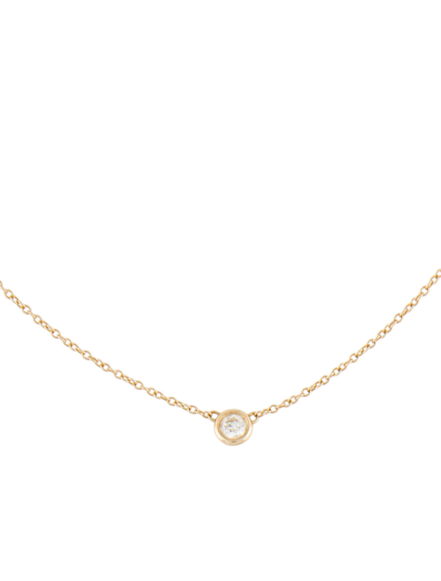 Baby Gold 14K Diamond Solitaire Pendant