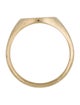 Baby Gold 14K Moyen Oval Initial 'C' Signet Ring