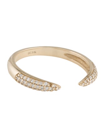 Baby Gold 14K Diamond Claw Ring