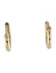 Baby Gold 14K Diamond Huggie Hoop Earrings