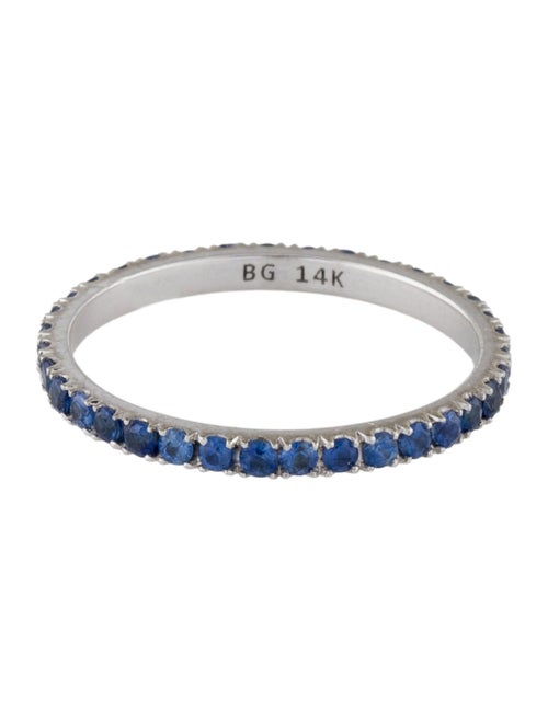 Baby Gold 14K Blue Sapphire Eternity Band