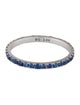 Baby Gold 14K Blue Sapphire Eternity Band